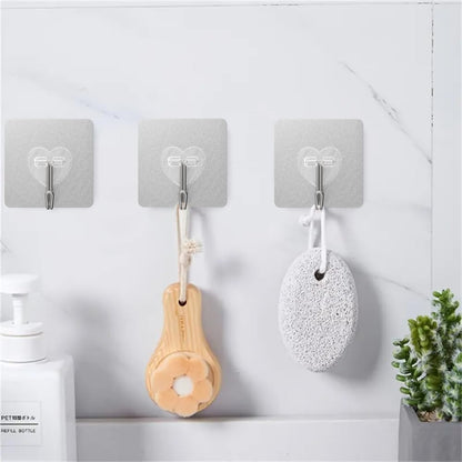 5 Pcs Heavy Duty Adhesive Wall Hooks Set