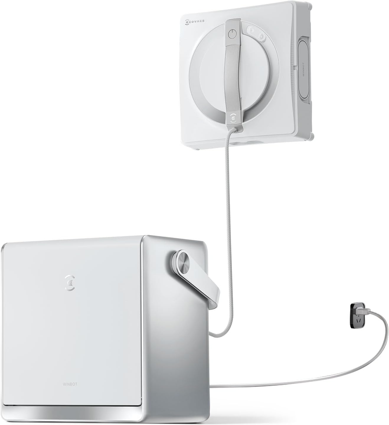 Omni Window Cleaning Robot with Multifunction Station
