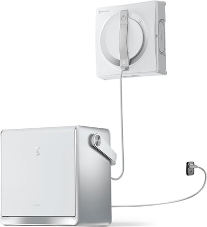 Omni Window Cleaning Robot with Multifunction Station