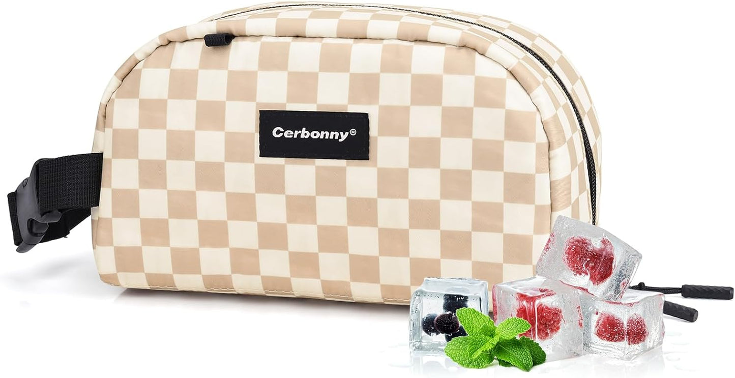 Freezable Lunch Bag Insulated Leakproof Cooler Bag with Ice Packs