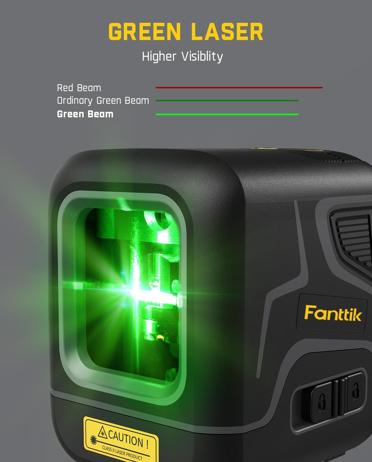 Green Laser Level Self Leveling Cross Line Tool