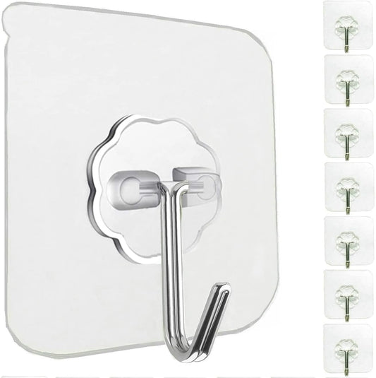 5 Pcs Heavy Duty Adhesive Wall Hooks Set