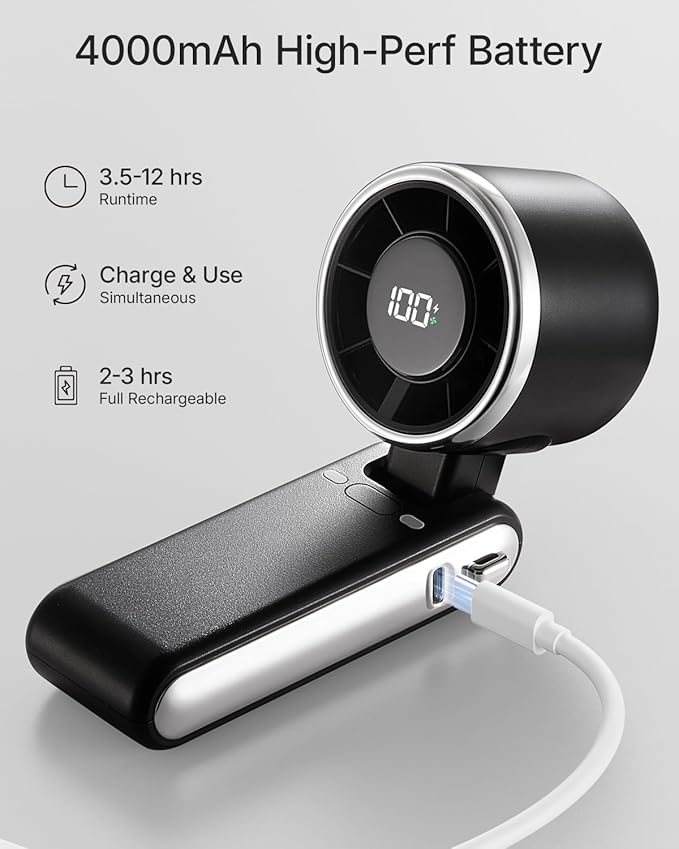 Portable  Handheld  Rechargeable Fan