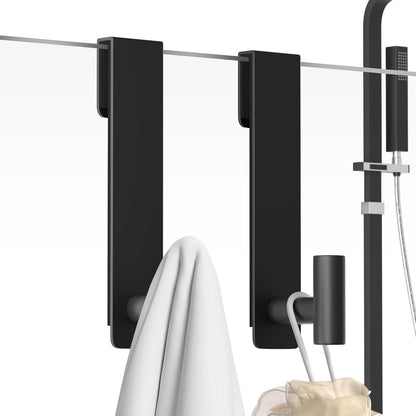 Shower Door Hooks 2 Pack 7.5 Inch Extended Stainless Steel Towel Hooks