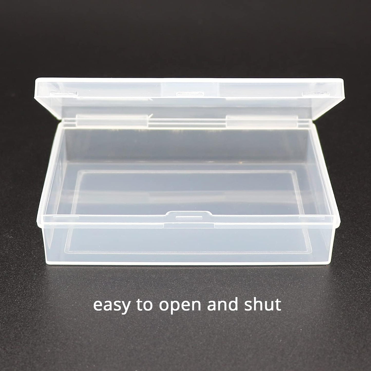 12 Pack Playing Card Deck Storage Boxes Clear Plastic Card Organizers