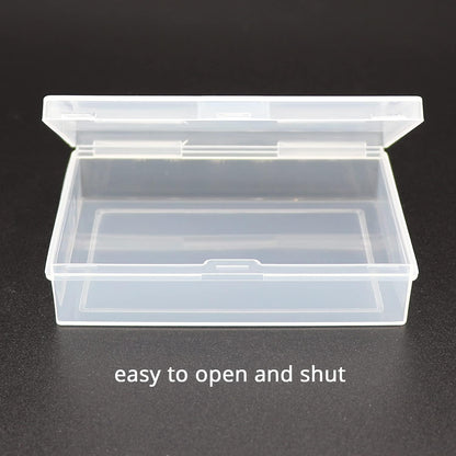 12 Pack Playing Card Deck Storage Boxes Clear Plastic Card Organizers