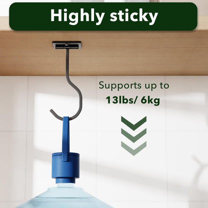 Under Cabinet Foldable Banana Hook Adhesive Space Saving Hanger