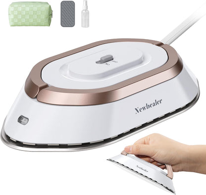Mini Travel Iron Dual Voltage Compact Dry Iron with Ceramic Soleplate