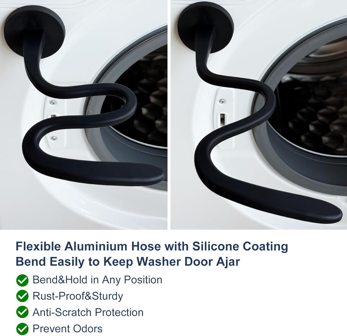 Front Load Washer Door Prop Magnetic Flexible Holder