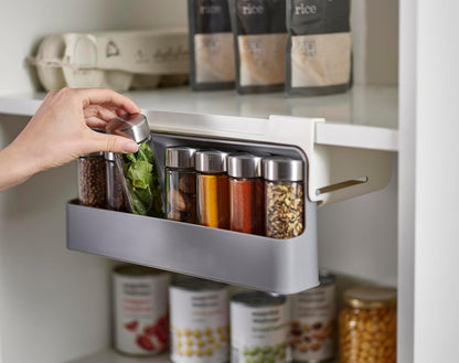 Under Shelf Pull Out Spice Rack Organizer Drawer