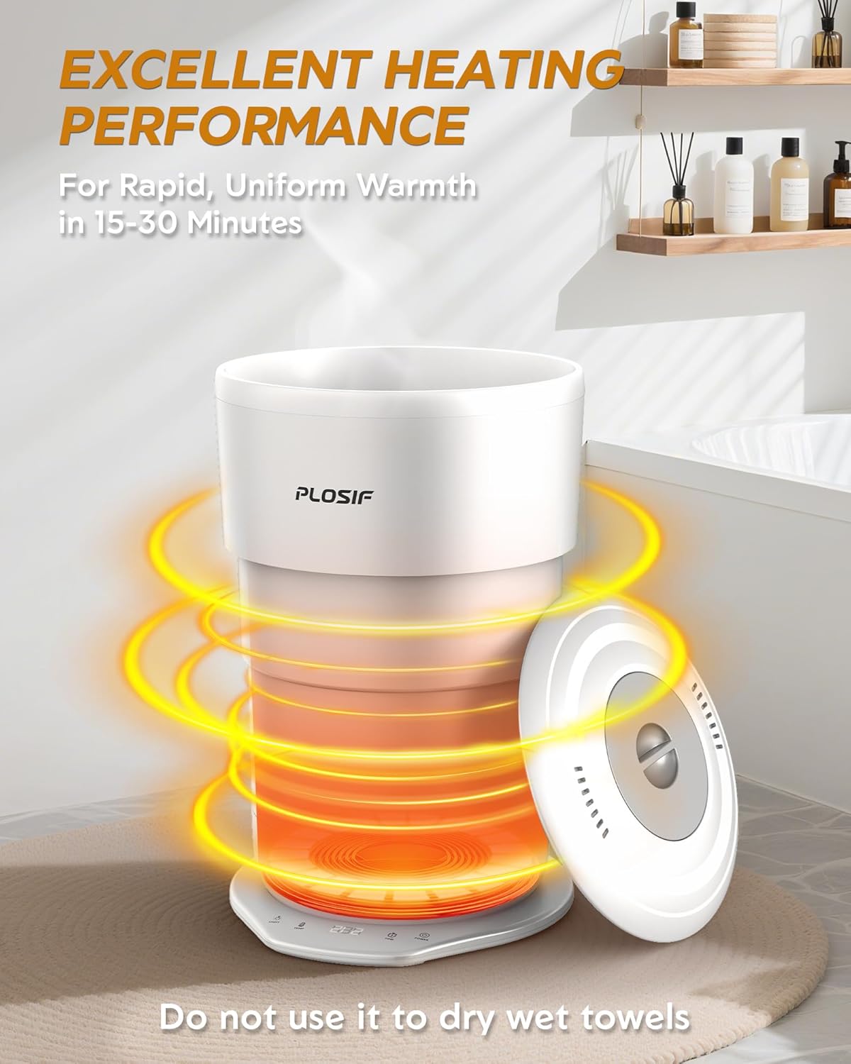 Foldable Towel Warmer Bucket