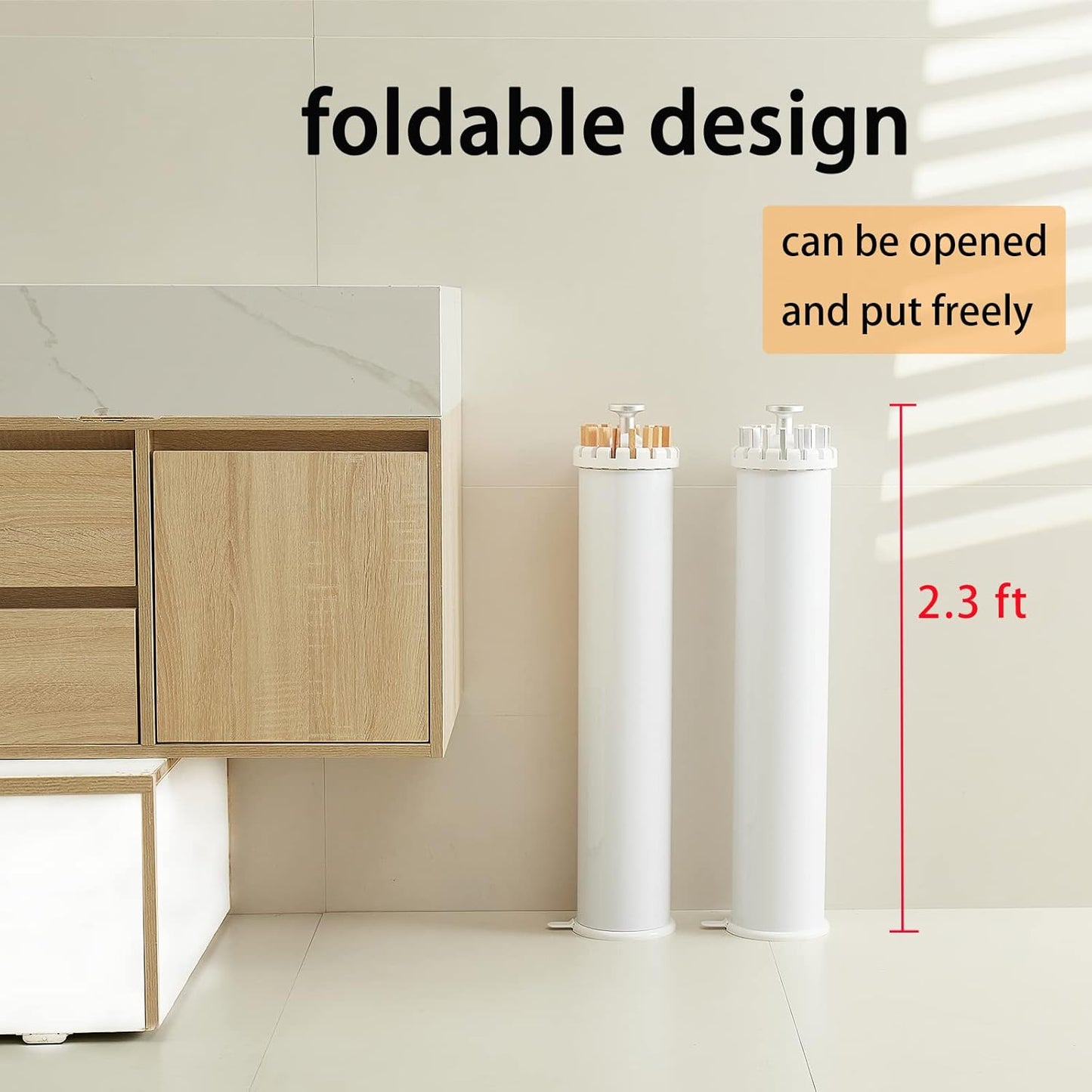 Foldable Tripod Clothes Drying Rack Portable Space Saving Laundry Stand