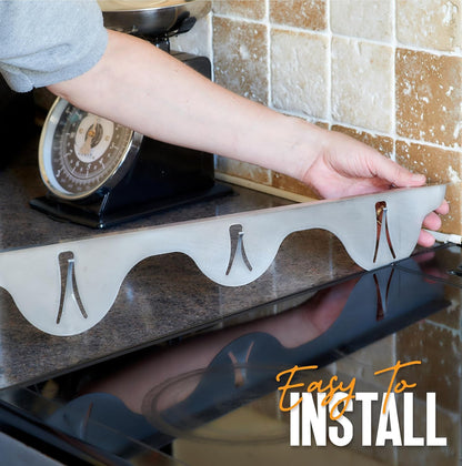 Stainless Steel Stove Gap Covers 2 Pack Heat Resistant Gap Filler