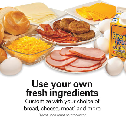 Dual Breakfast Sandwich Maker with Timer