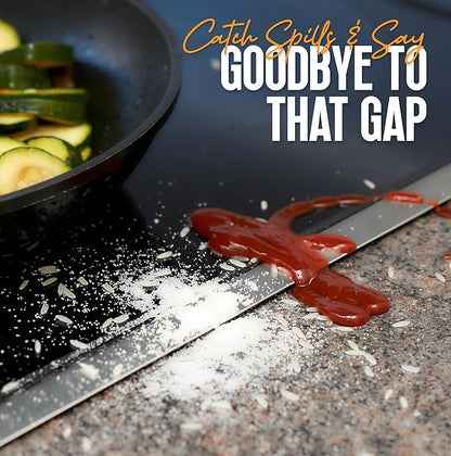 Stainless Steel Stove Gap Covers 2 Pack Heat Resistant Gap Filler