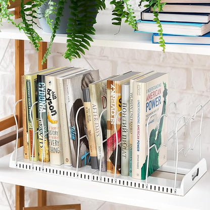 Expandable Pots and Pans Organizer Rack with 10 Adjustable Dividers