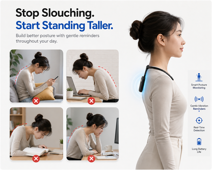 Stop Slouching On Autopilot • Get The Smart Posture Corrector